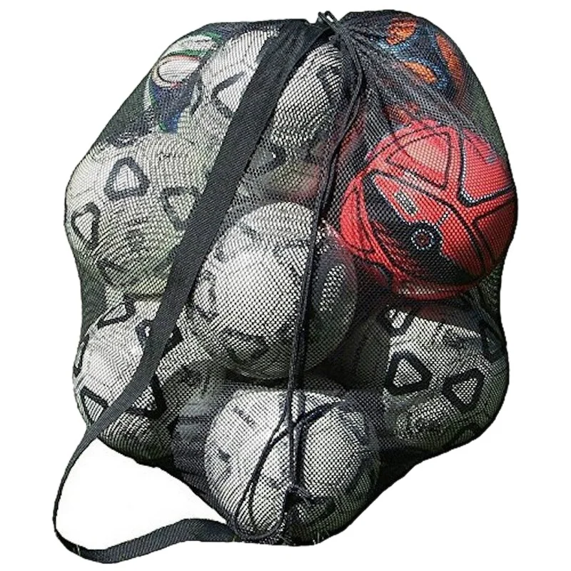 4X Large-Capacity Outdoor Sports Bag Football Basketball Bag Sports Storage Beam Net Backpack (30 X 40 Inch)