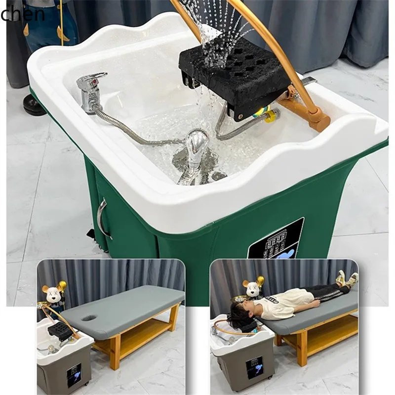 CZ  Head Therapy Basin Assembly Water Circulation Steaming Beauty Configuration Grafting Basin