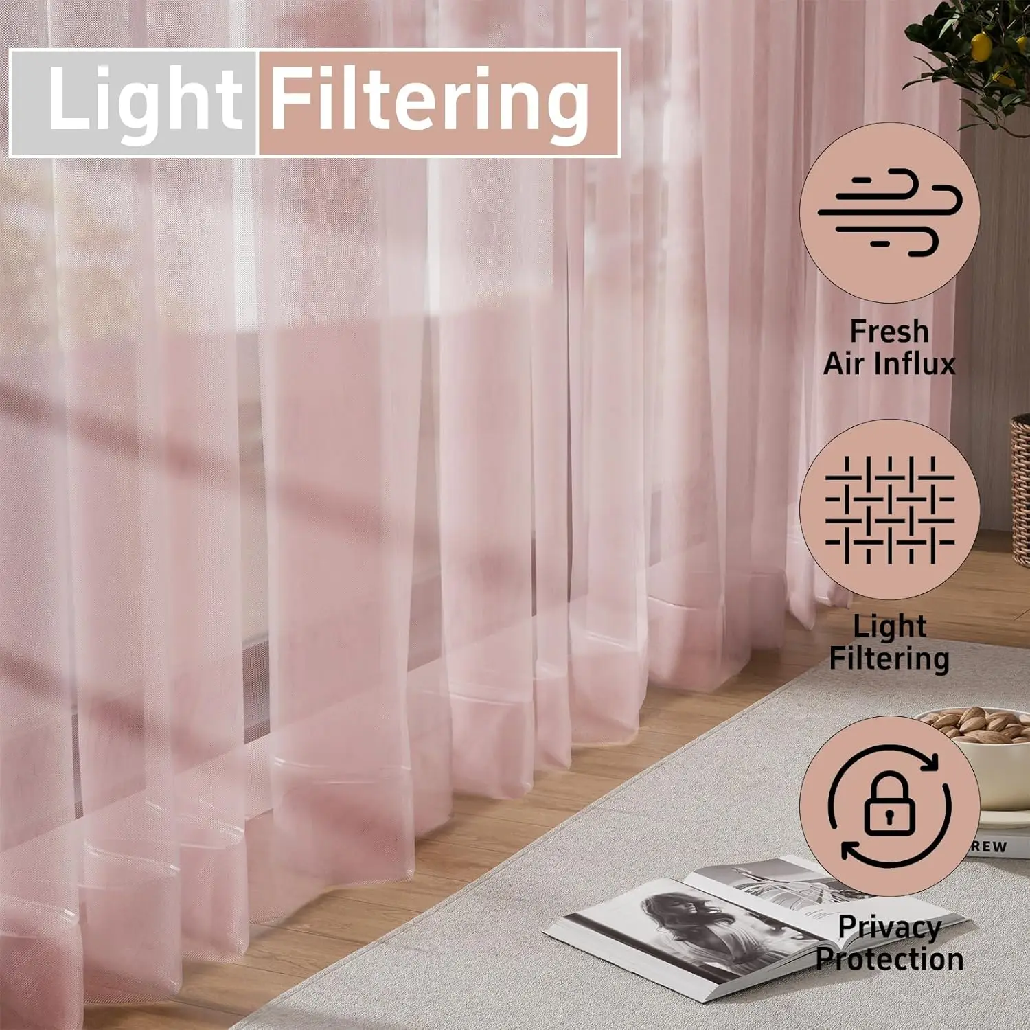 1 قطعة الستائر الشفافة البيضاء لغرفة المعيشة نافذة الفوال تول الستائر نافذة فحص غرفة المعيشة المنزلي غرفة نوم ديكور الزفاف #5