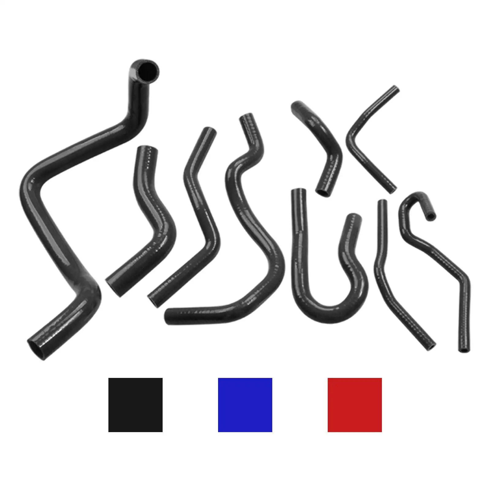 

9-piece Radiator Hose , Portable Durable Accessory, Compatible, Replaces The Parts of The Refrigeration System, Silicone Tube