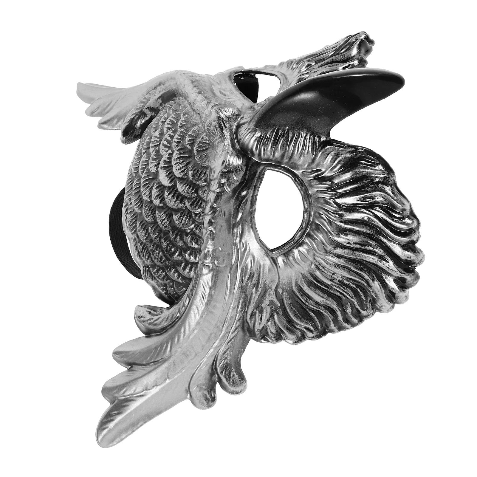 قناع البومة للبالغين من البلاستيك نصف وجه قناع تنكر للحيوانات للهالوين كرنفال كوسبلاي ملحقات الحفلات أقنعة حيوانات للبالغين