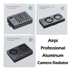 4K Ultra Quiet Professional Aluminum Alloy AI Camera Cooler Fan Radiator, r50 ZVE1 A7M4 ZVE10 A7M3 ZV1 A6400 A6700  A7C FX30