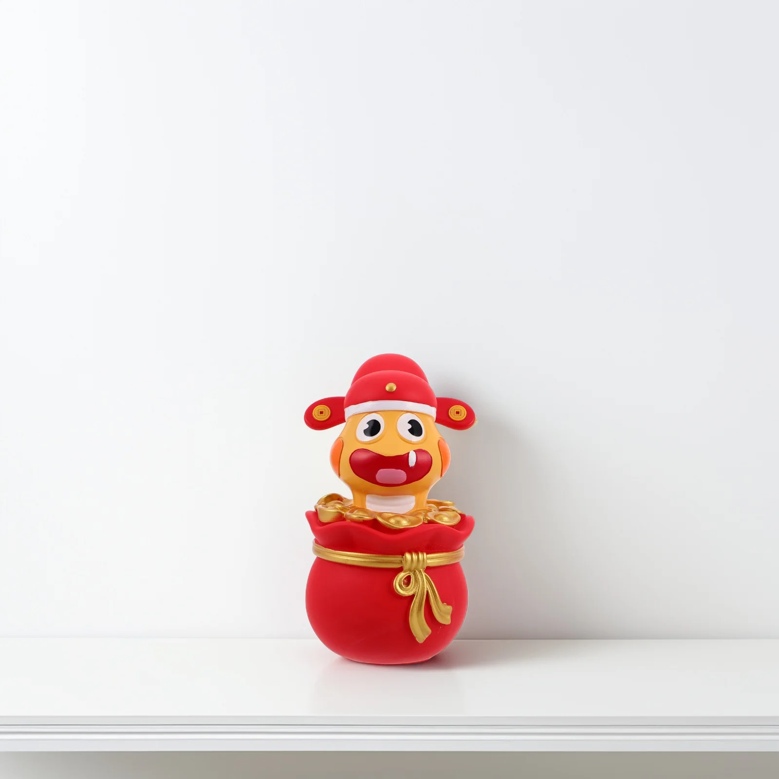 

Snake Year Money Bag Saving Pot Bank Home Office Decor Wealth Coin Bank Savings Pot Lucky Money Bag Tabletop Figurine