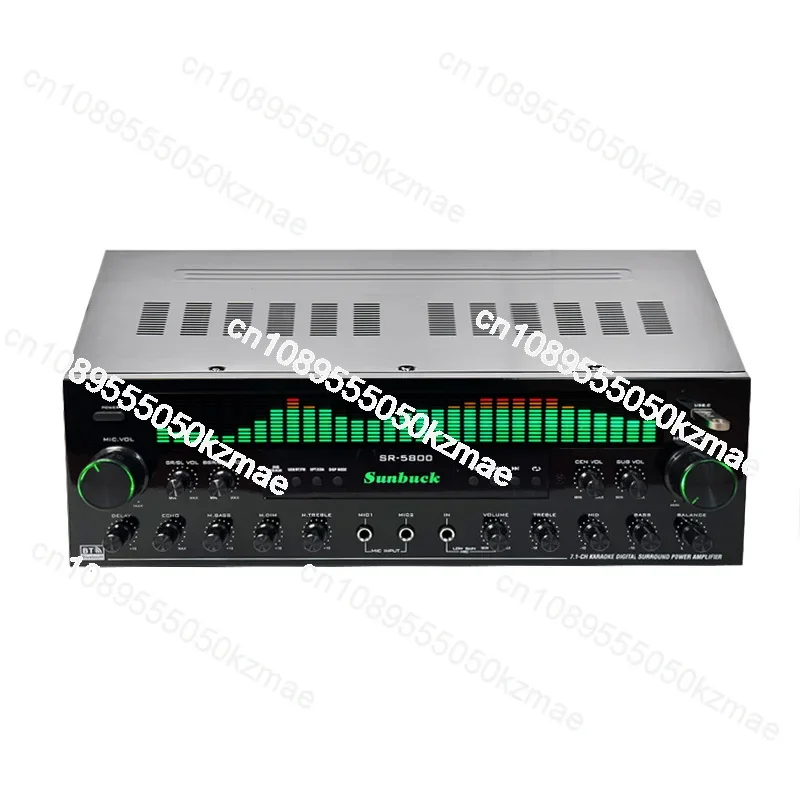 

Suitable for professional super power 7.1 channel home theater Bluetooth 5.4 power amplifier home KTV heavy bass surround stereo