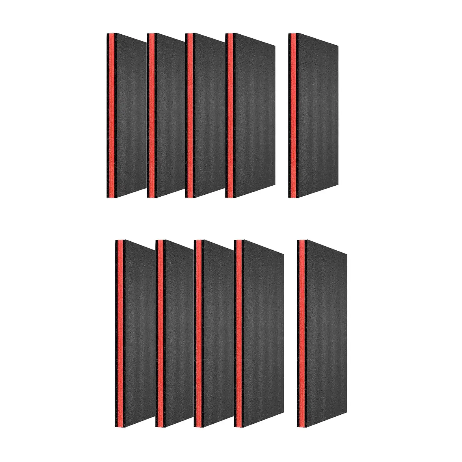 5 Pieces Tool Box Foam Inserts Tools Foam Sheets for Storage Toolboxes Packaging Tabletop Miniatures Transport DIY Crafts