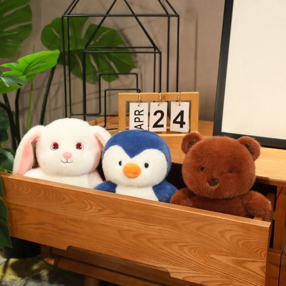 Bear Little Penguin Plush Toy Soft Cartoon Puppy Plush Doll PP Cotton 25cm Animal Lamb Doll Kids Holiday Gifts
