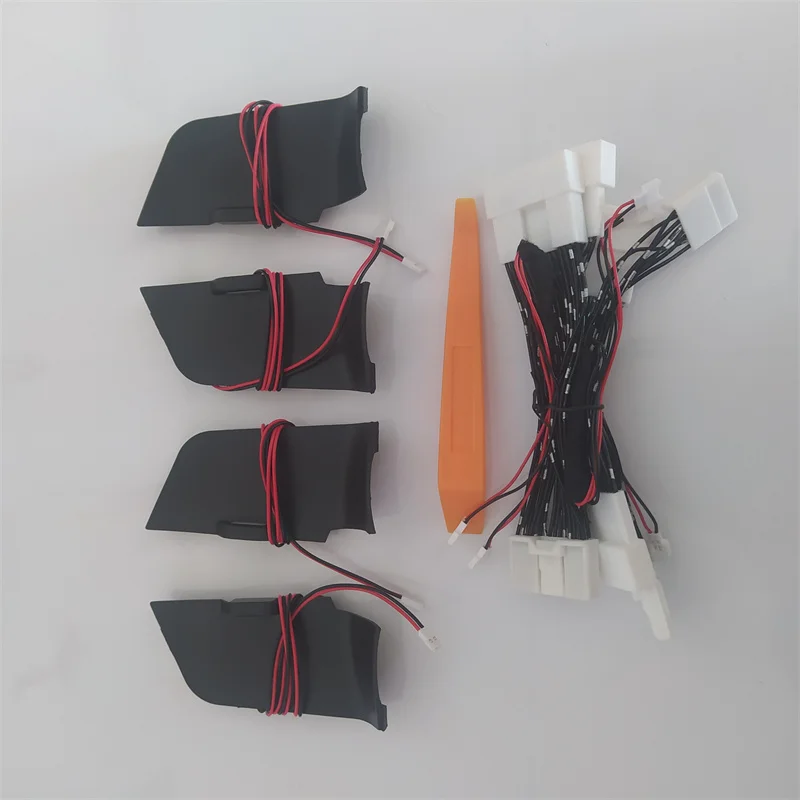 Car LED Door Bowl Armrest Atmosphere Light Interior Lights Decoration Handle Frame Light for Toyota RAV4 2019 2020 2021 2022