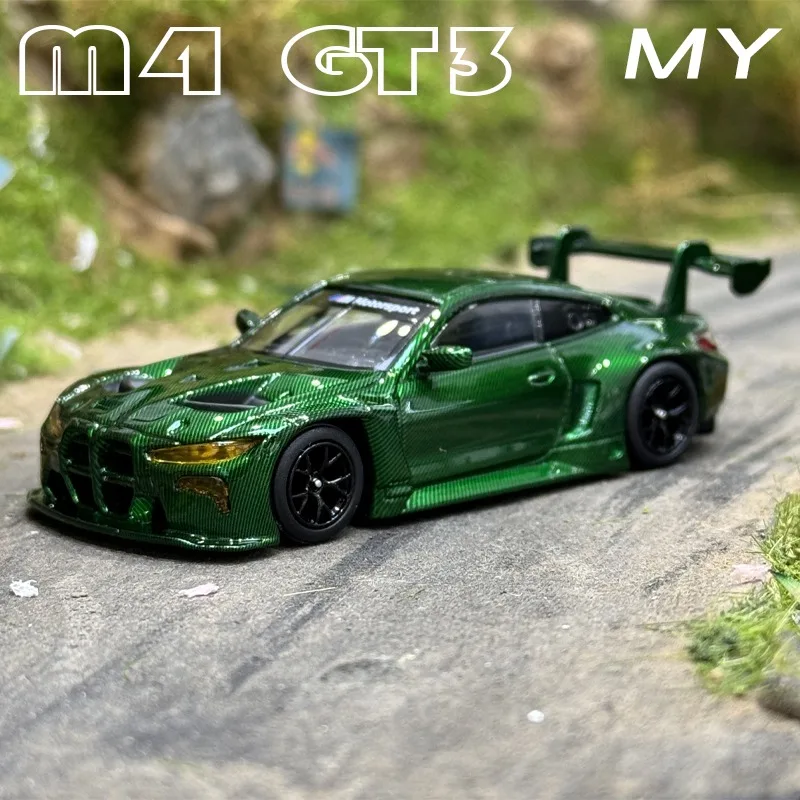 1/64 MYSTERIOUS M4 GT3 Green Carbon Fiber New Spot Goods