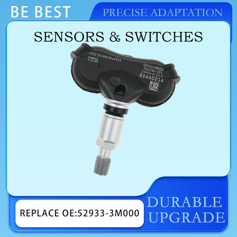 52933-3M000 Tire Pressure Monitor Sensor for Kia Sportage 2009-2013 Rio Hyundai Equus ix35 Genesis Tucson TPMS 434MHZ 529333M000