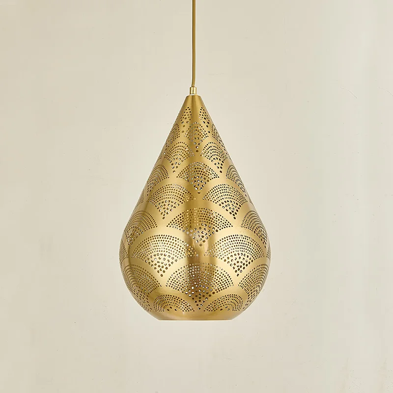 New Arrival Metal Oriental Style Single Pendant Light Moroccan Chandeliers Lamp Decorative Hanging Moroccan Pendants Lamps