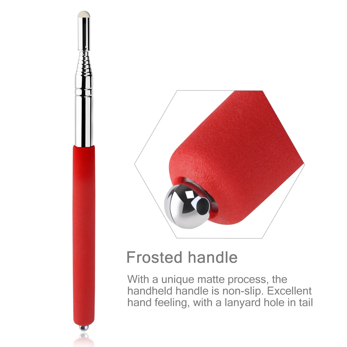 39 بوصة مؤشر تلسكوبي أحمر قابل للتمديد قابل للسحب يده مقدم قوي غير اهتزاز لدورات التدريب التعليمية #2