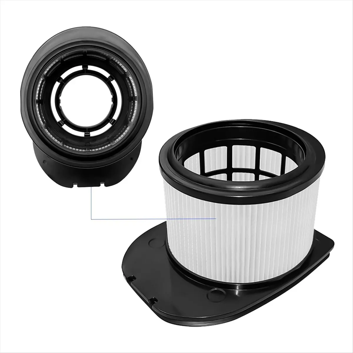 Budget-Friendly Roller Brush HEPA Filter Foam Felt Filter for IZ400EU/IZ400EUT/IZ420EU/IZ420EUT Cordless Stick Vacuum Accessorie
