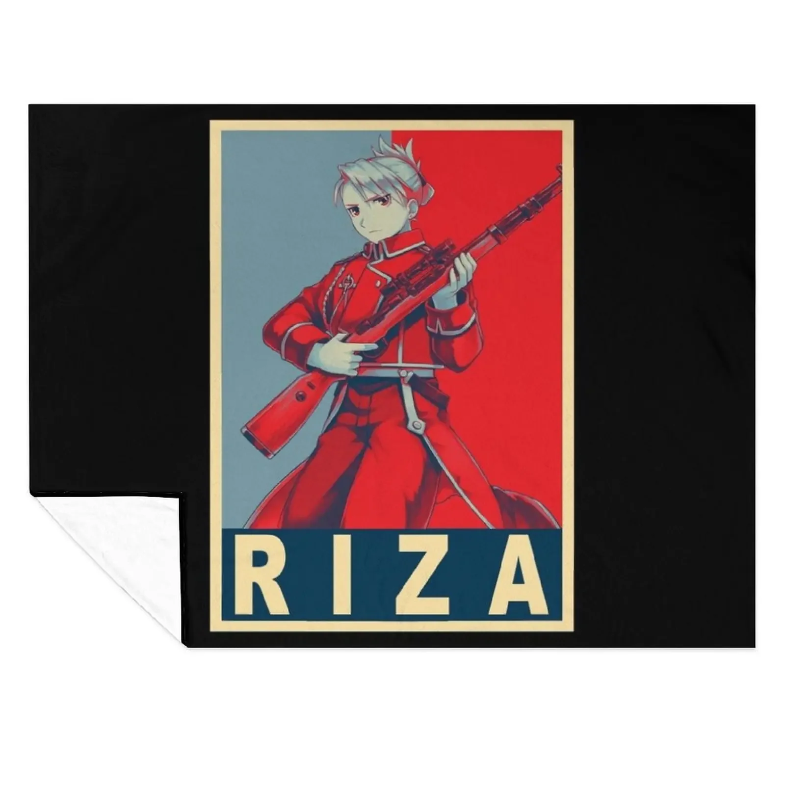 

Hawkeye Riza - Poster Throw Blanket Cute Plaid Warm Flannels for babies Blankets