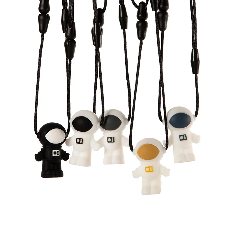 

Жевательные ожерелья для детей с сенсорными потребностями, мальчиков и девочек, силиконовый прорезыватель-подвеска «Космонавт» для младенцев и детей с аутизмом, оральные моторные тренажеры, жевательные игрушки