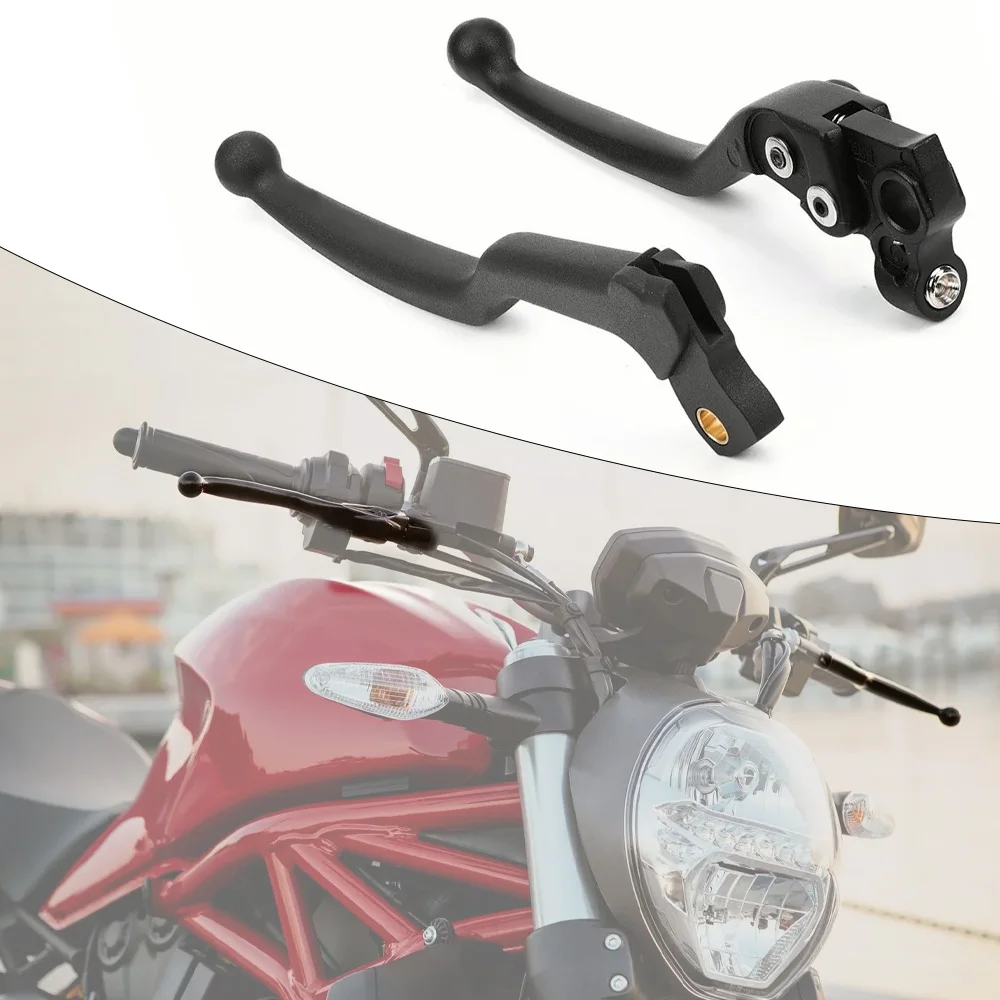 

2pcs set Motorcycle Brake Clutch Levers For Ducati Monster 821 Stealth 797 Hypermotard 820 Multistrada 950 2013-2021