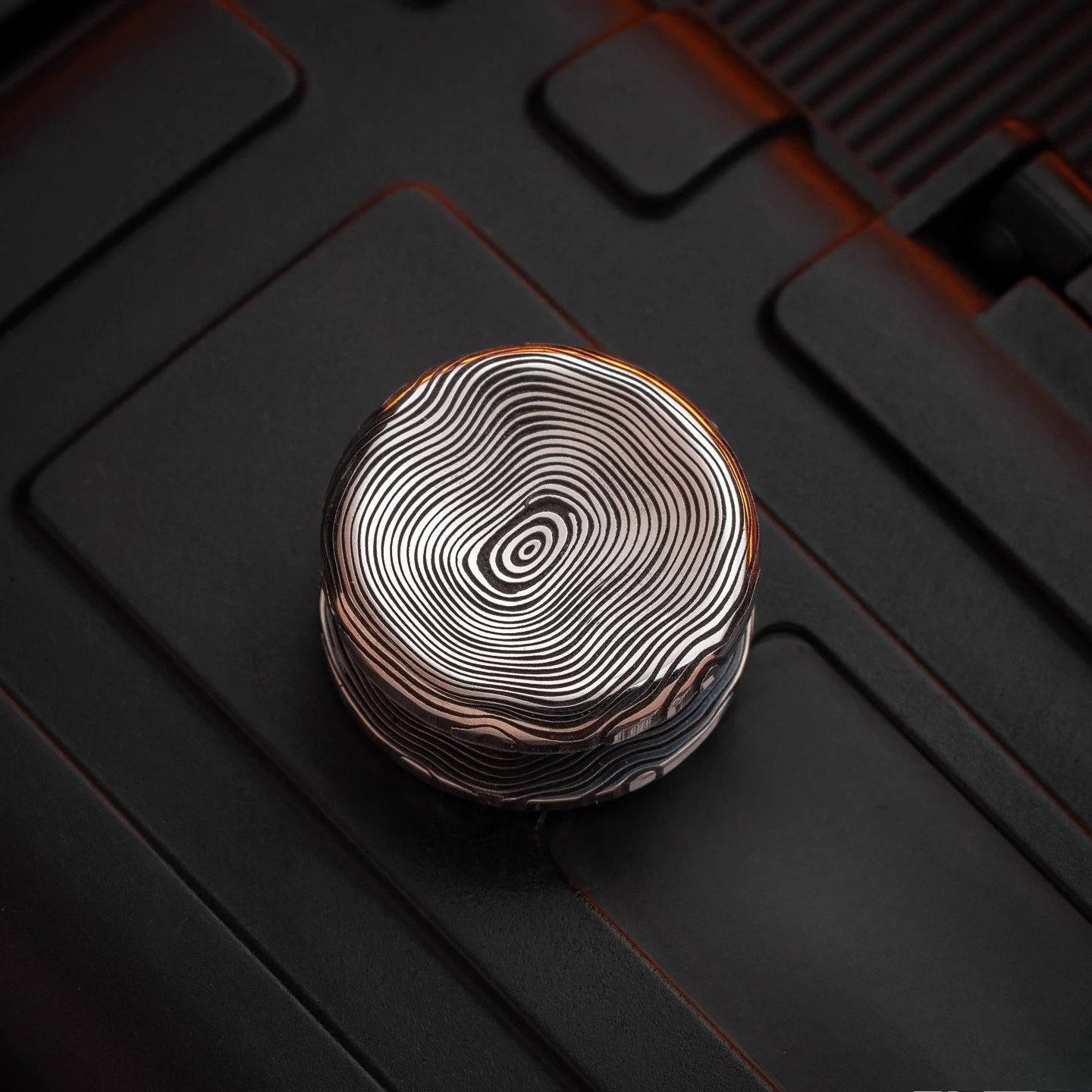 ELEEDC إيفا قفل تململ سبينر تعديل المعادن الميكانيكية الملحقات EDC لعبة الضغط #5