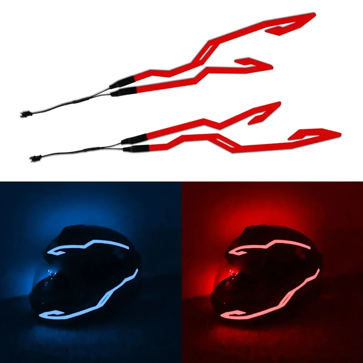 

Helmet Strip EL Sticker Led Helmet Light Strip Motorcycle Helmet Light Night Riding Accessories Waterproof LED Cold Light