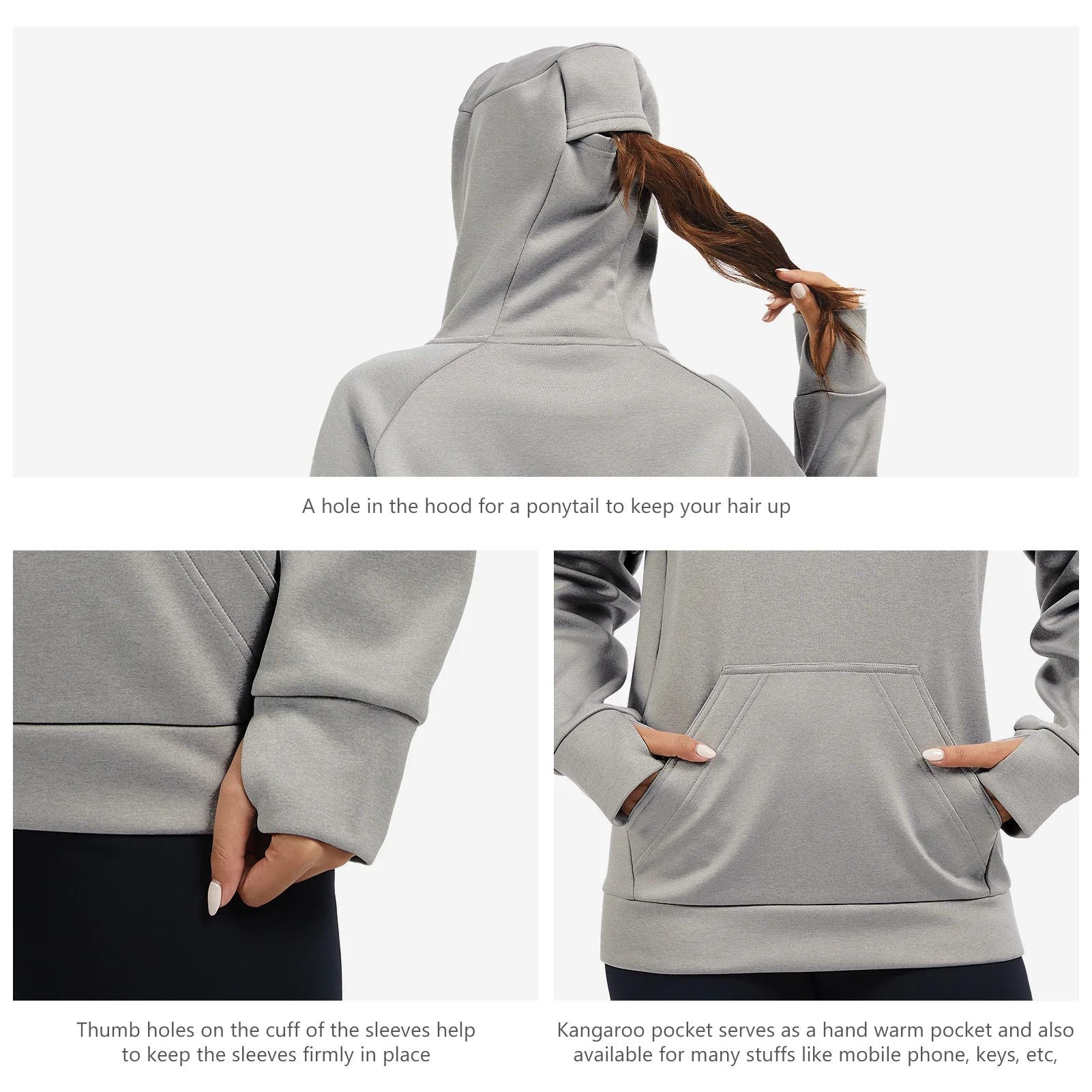 BASSDASH Women’s Fleece Fishing Hoodie with Neck Gaiter Water Resistant Performance Hiking Sweatshirt Pullover