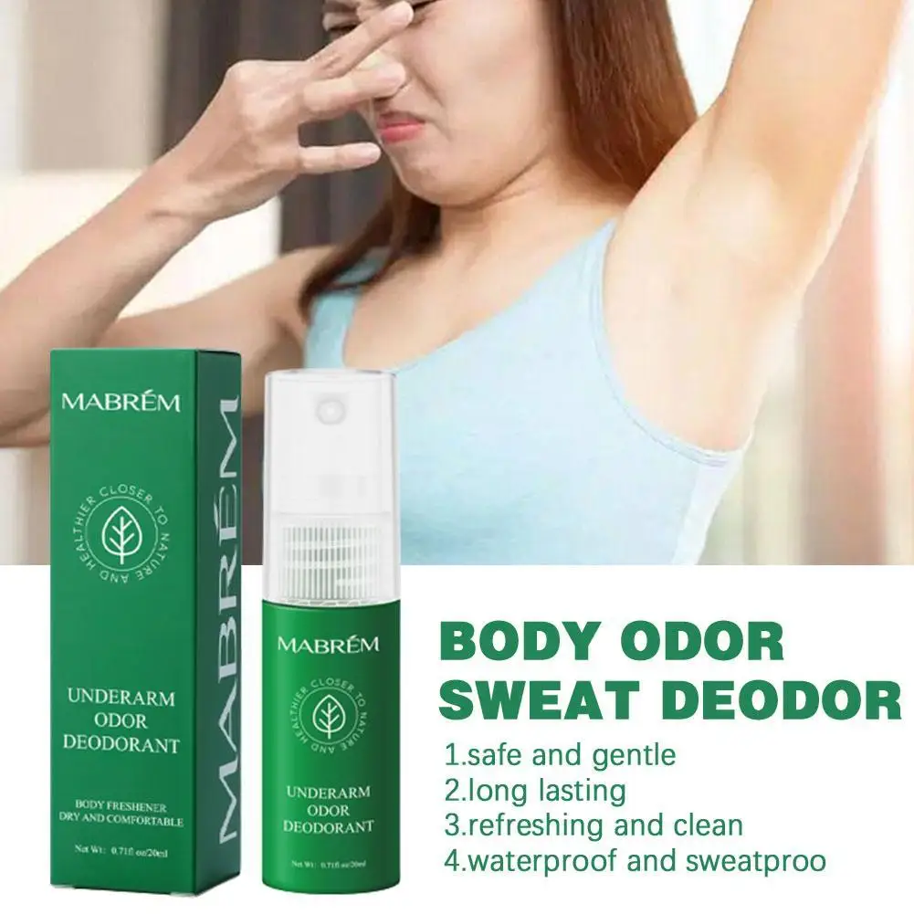 

Underarm Deodorant Spray Aromatic Products Safe Gentle Long Lasting Refreshing Clean Waterproof Sweatproof Liquid Odor Deodor