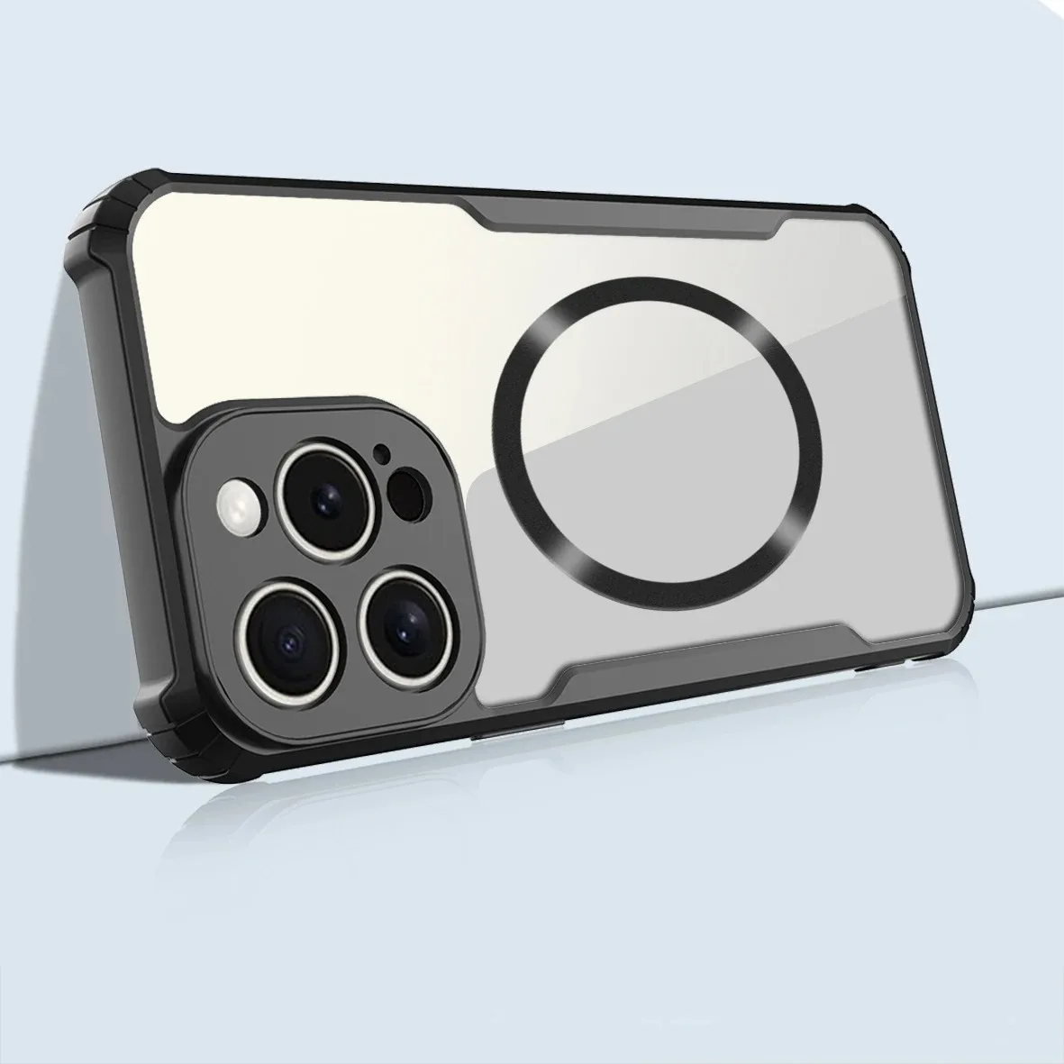 Armor Rugged clear Magnetic for Magsafe Case for Moto Edge 50 Pro Fusion Edge50 40 30 S50 Neo G85 G34 G24 G54 G84 G14 G53 E13