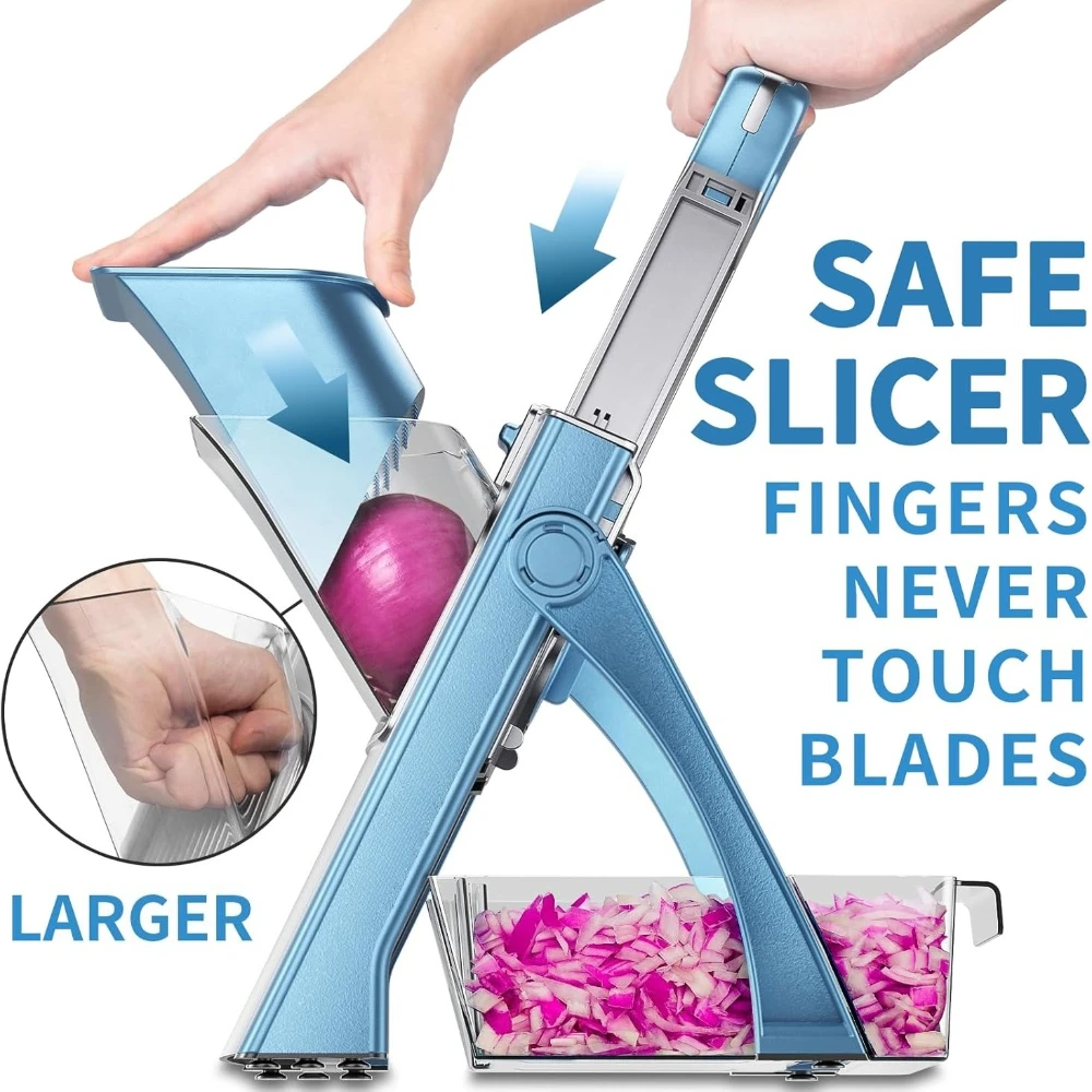 Upgrade Safe Mandoline Slicer  - Mandolin A Style ulasan dan harga