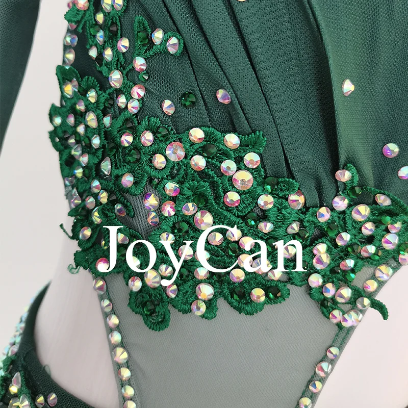 فستان رقص JoyCan غنائي مكون من قطعتين مطبوع ملابس أداء للفتيات لمرحلة الرقص والباليه للأداء