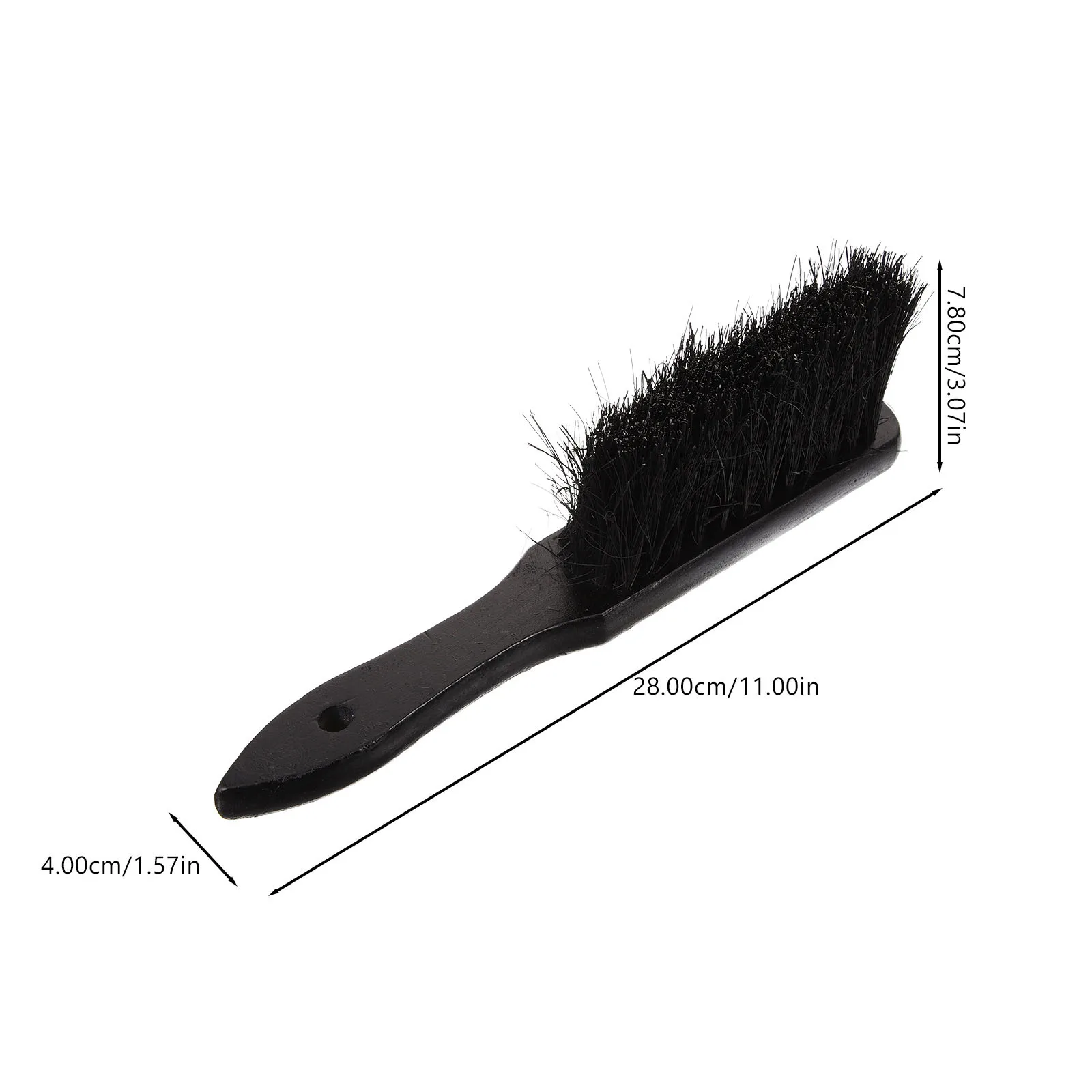 2 قطعة فرشاة تنظيف الموقد المحمولة أداة إزالة الغبار الرماد لشواية الحفرة شعيرات كثيفة داخلية وخارجية