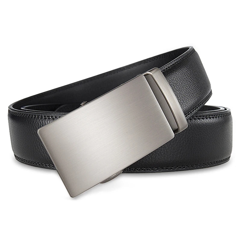 Custom Personalized Name Alloy Automatic Buckle Belt Men's Leather Waistband Business Engraved Name Text Waist Straps