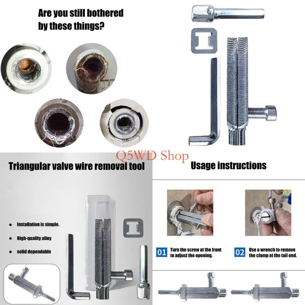 

Q5WD Portable Screw Removal Tool Extractor For Household And Professional Repairs