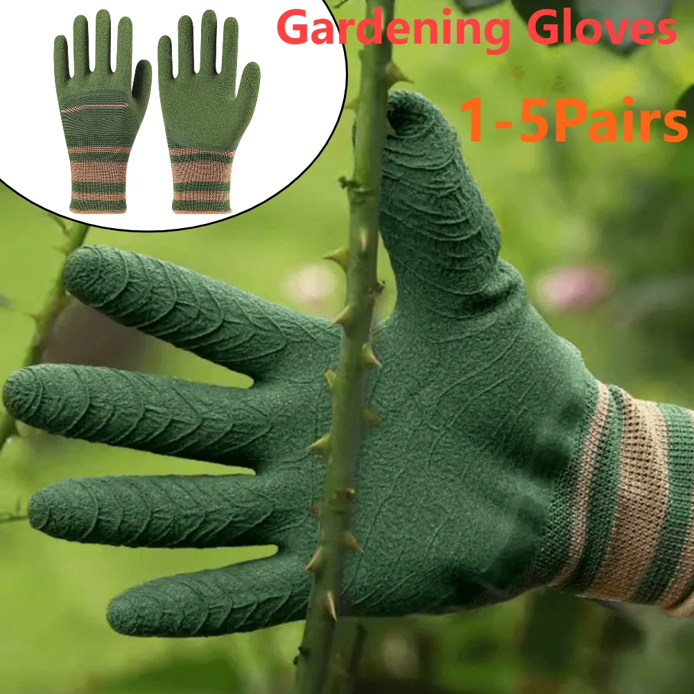 3-1 paar duurzame veiligheidshandschoenen antislip slijtvaste ESD-bescherming ademend doornbestendige tuinhandschoenen voor houtbewerking
