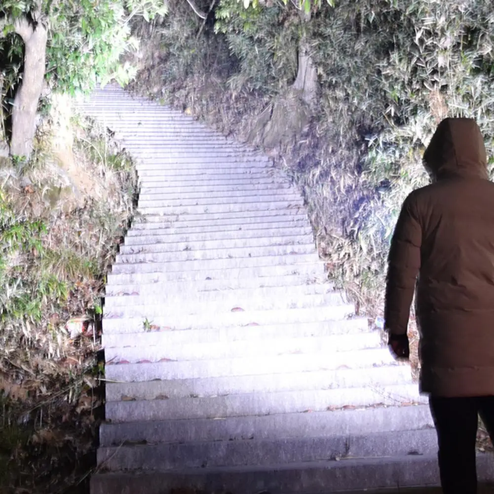 Mini Keychain Light COB Floodlight Red/Blue Warning Type-C Fast Charge IPX4 Waterproof for Camping Hiking Night Riding