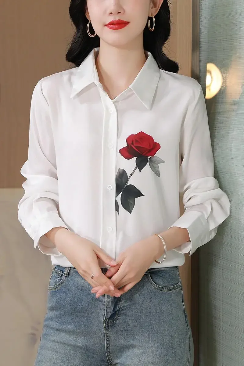 

New elegant Women's Blouses ladies shirts Blusas Mujer Long Sleeve Shirts causal Tops