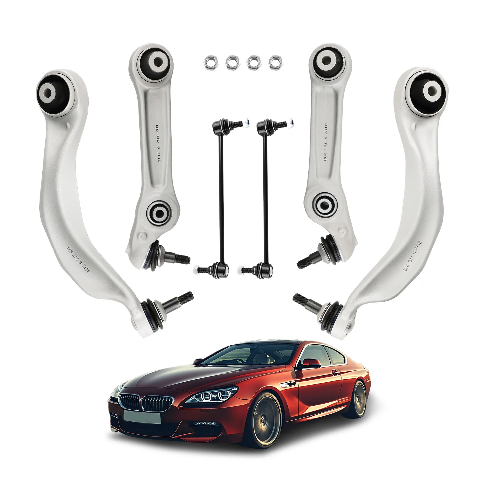 

Прямые поставки с завода: Комплект шаровых опор и втулок передней подвески для BMW F06, F12, F13, F10, F11, F07, F18