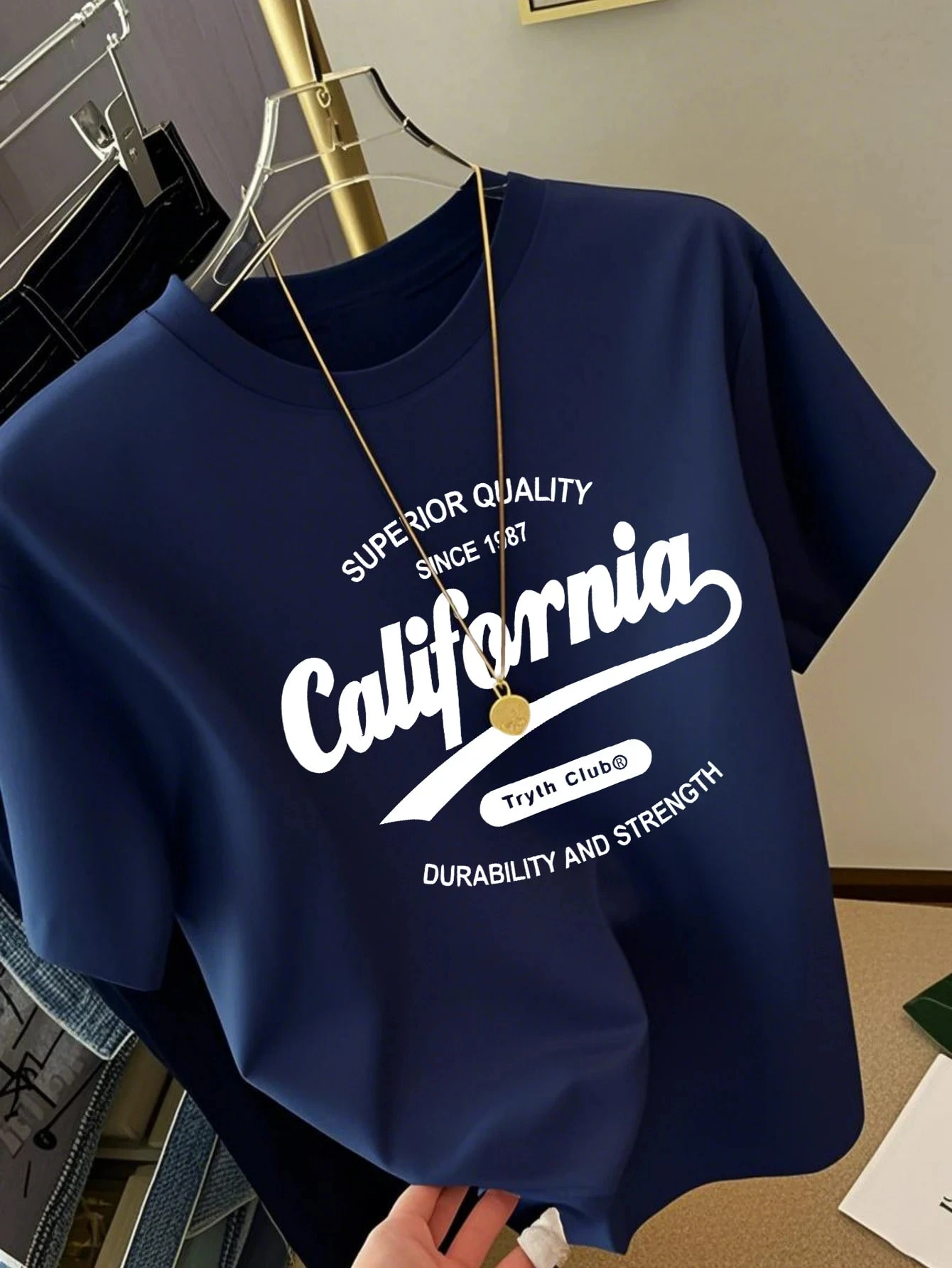 Y2K Style Korean Loose-fit Printed T-shirt, Cute Cartoon Print Drop Shoulder T-shirt, Cute Cartoon Print Drop Shoulde