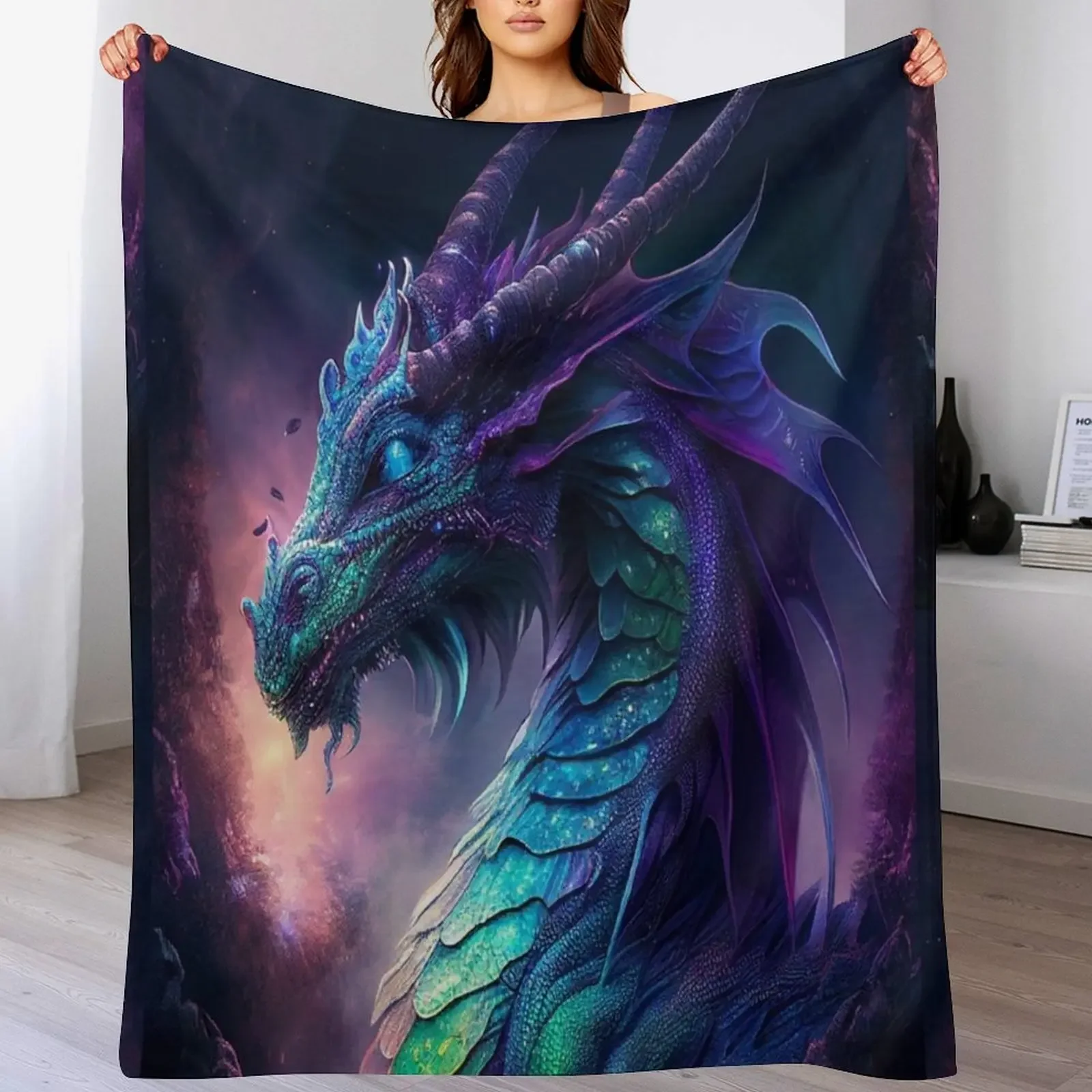 Drago Throw Blanket Luxurious Soft Blanket Holiday Gift for Family