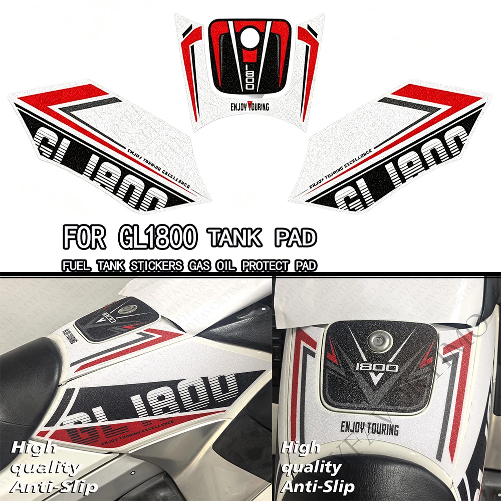 For Goldwing GL1800 GL 1800 F6B Tour Motorcycle Frosted Sticker Tank Pad Waterproof Anti Slip Protection Sticker 2011 - 2017
