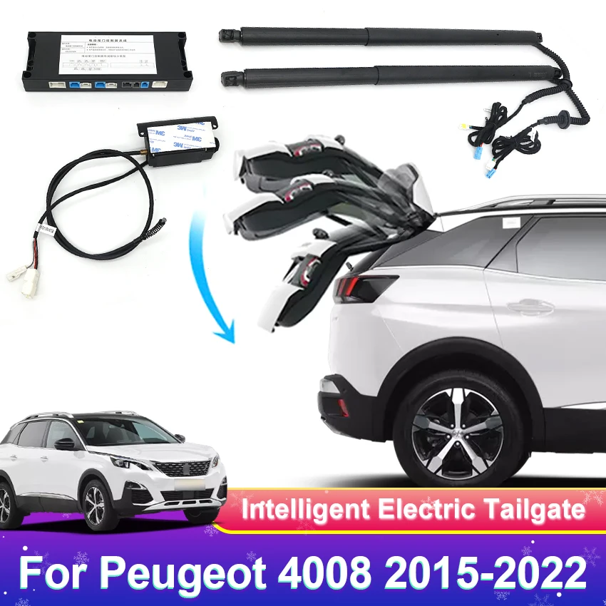 For Peugeot 4008 Electric Tailgate Car Trunk Modification Intelligent Automatic Lifting Tailgate Matching Front and Rear Buttons