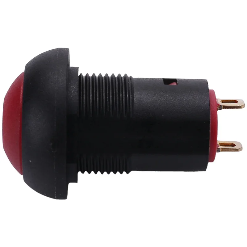 

FAST-3X On-Off Latching Waterproof 12Mm Push Button Switch SPST 2A IP67, Red