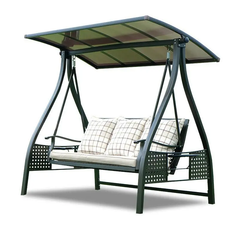 All-aluminum solar swing outdoor rocking chair courtyard garden balcony hanging basket hanging chair cradle chair swing
