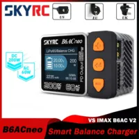 SKYRC B6ACneo DC 200W AC 60W Smart Charger Lipo Battery Balance Discharger LiFe Lilon LiHV NiMH NiCd Pb Upgraded VS IMAX B6AC V2