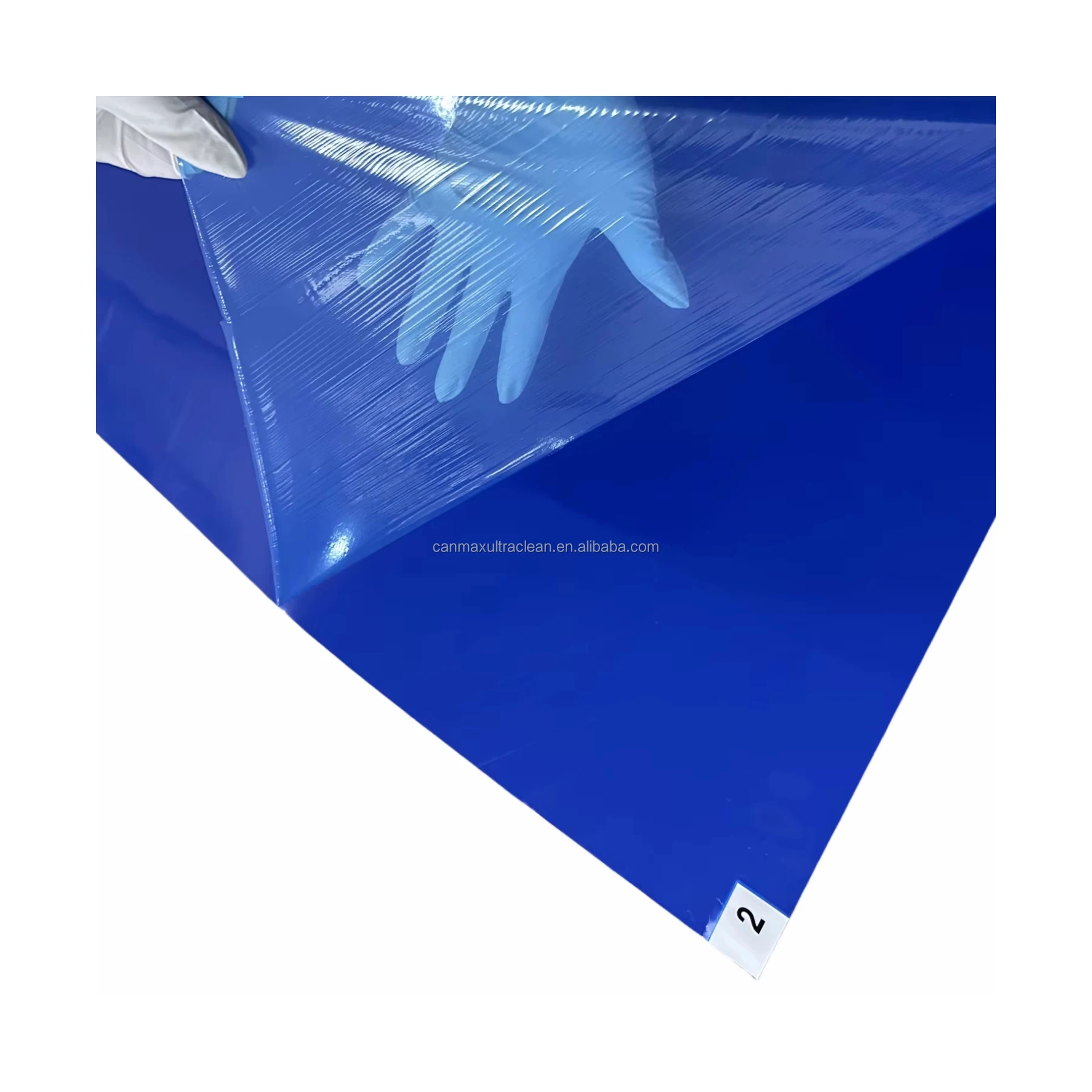 5PCS Direct Factory Price PE Disposable Multi-Layer Peelable Door Entrance Adhesive Floor Self Adhesive Sticky Mat For Clean Roo