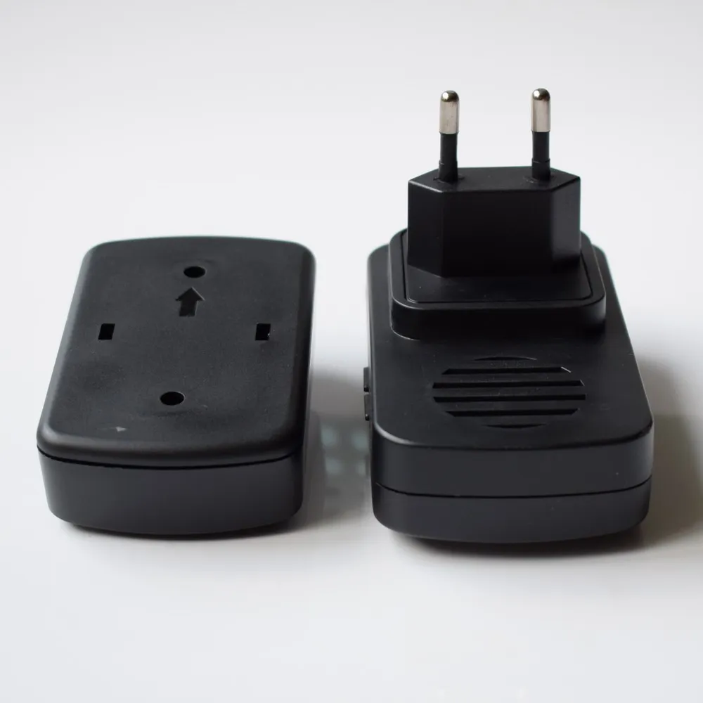 Self powered  Wireless Doorbell QX-001, Remote Control Bell Calling Ring  38 Chimes 4 Volumes EU Plug AC 100-240V Plug and play