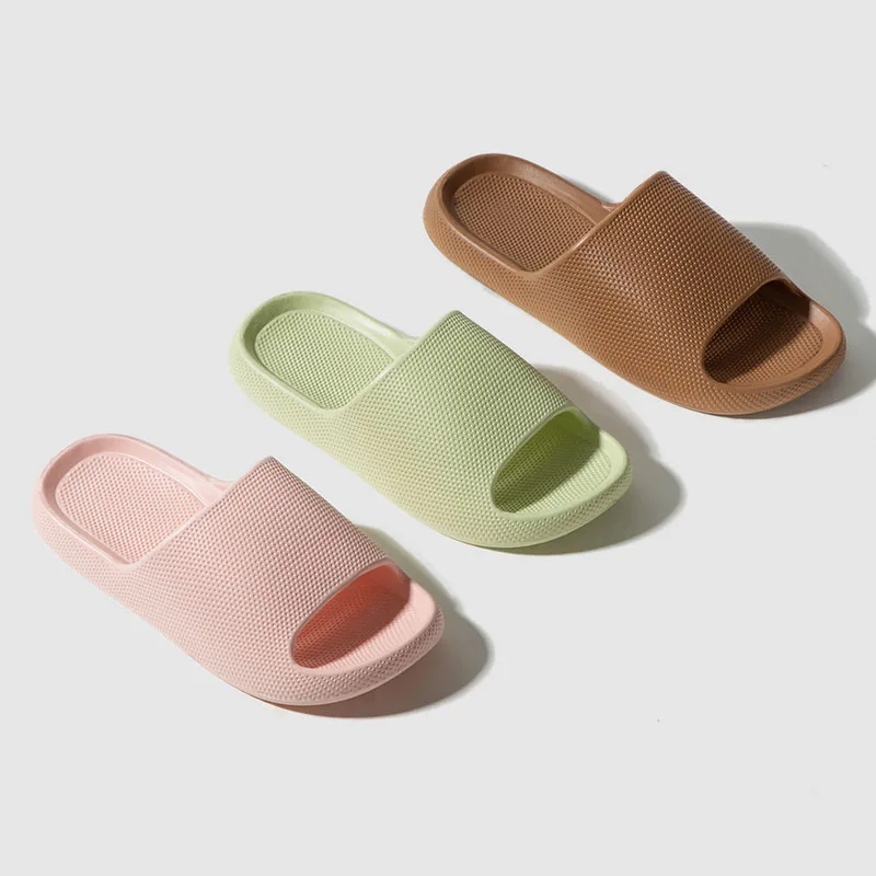 Nieuwe Eva Slippers Huis Zachte Zool Anti-Slip Dikke Zolen Badkamer Slipper Zomer Casual Indoor Slippers Voor Dames Flip-Flop