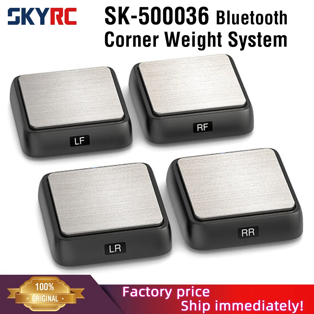 SKYRC SK-500036 High Precision Bluetooth Corner Weight System, Wireless RC Car Balance Scale for 1/8 1/10 1/12 RC Truck Buggy