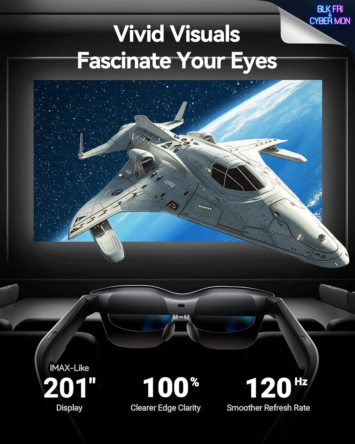 RAYNEO Air 2s AR/XR Glasses - 4 Speakers, 201