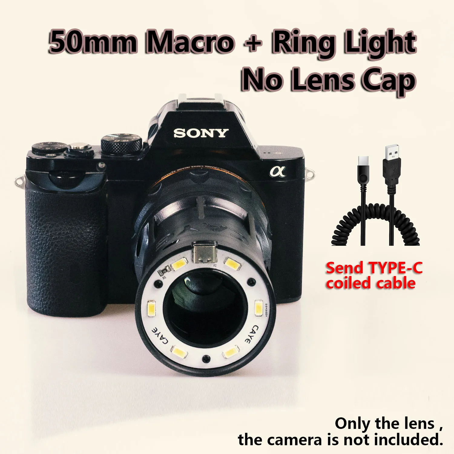 عدسة ماكرو 50 ملم / تكبير حقيقي 1:1 / متوافقة مع كاميرات Canon DSLR وSony وFujifilm بدون مرآة #5