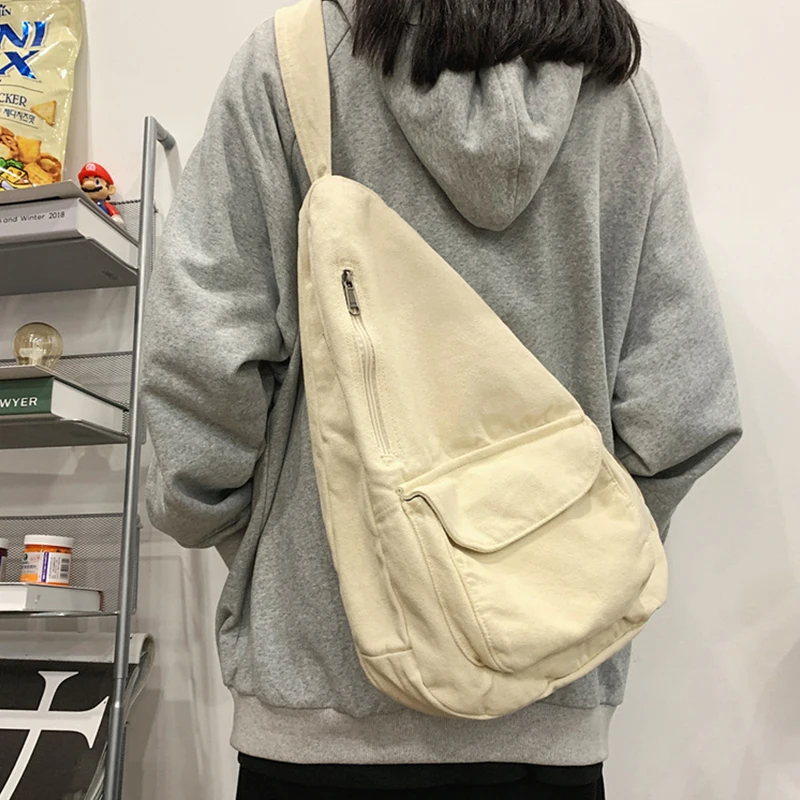 

Women Canvas Messenger Bag Hobo Tote Grunge Shoulder Bag Chest bag Large Emo Crossbody Bags with Multiple Pockets for Travel