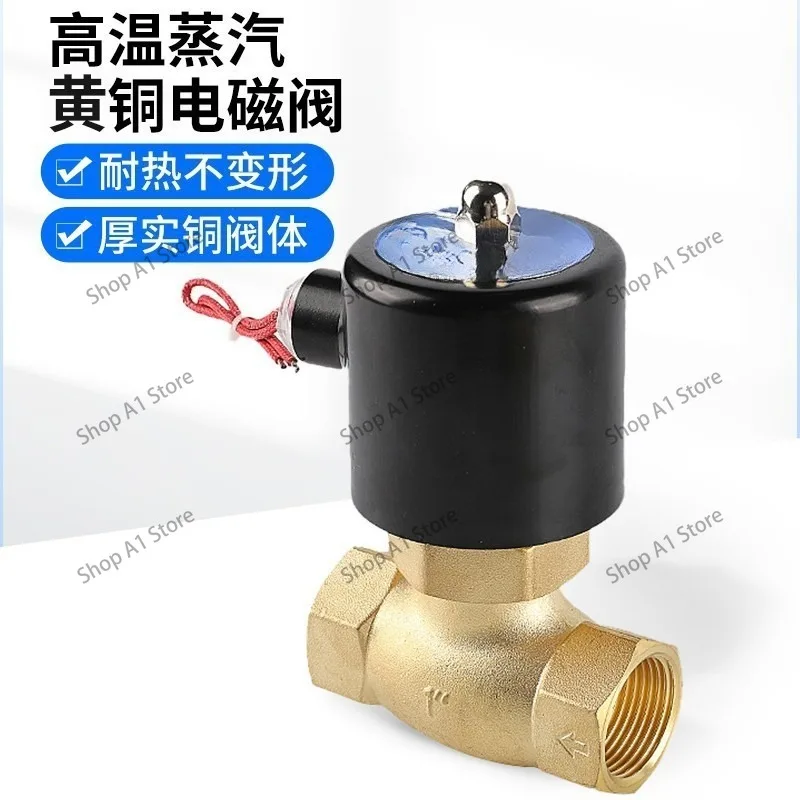 Piston type high pressure thread buckle household steam boiler high temperature solenoid solenoid steam