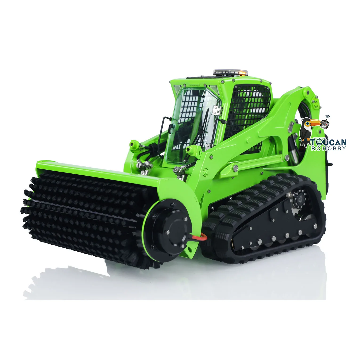1/14 LESU Aoue LT5 RC Hydraulic Skid-Steer Loader Electric Cleaner I6S Radio RTR Battery Remote Control Construction Car Toys