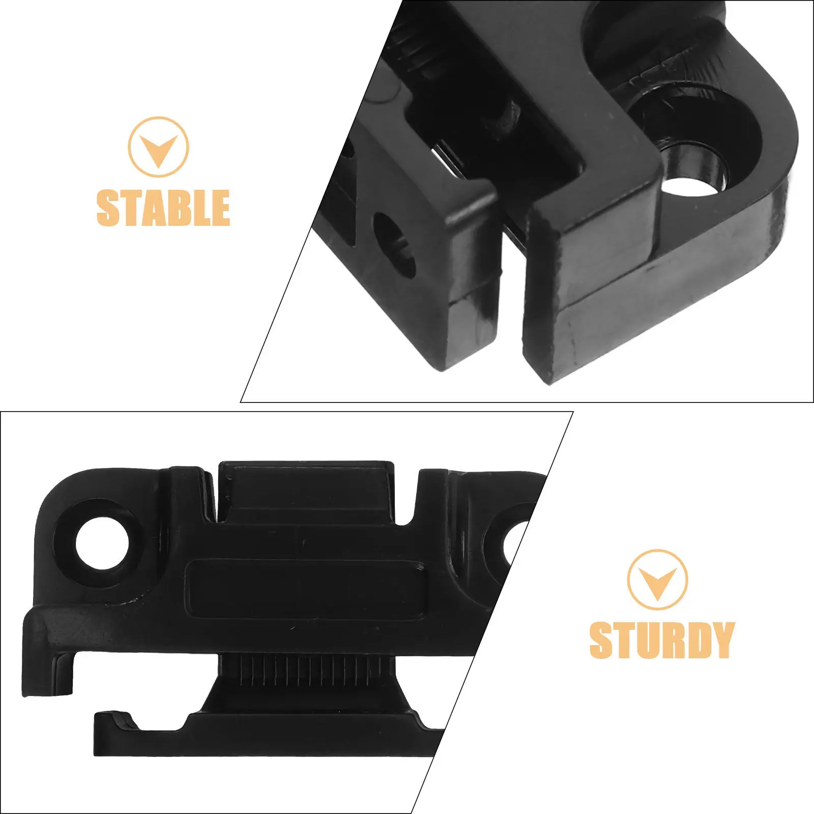 12Pcs Quick Install Cabinet Clips Adjustable Furniture Panel Brackets for Wardrobe Push-on Corner Buckles Furniture Board